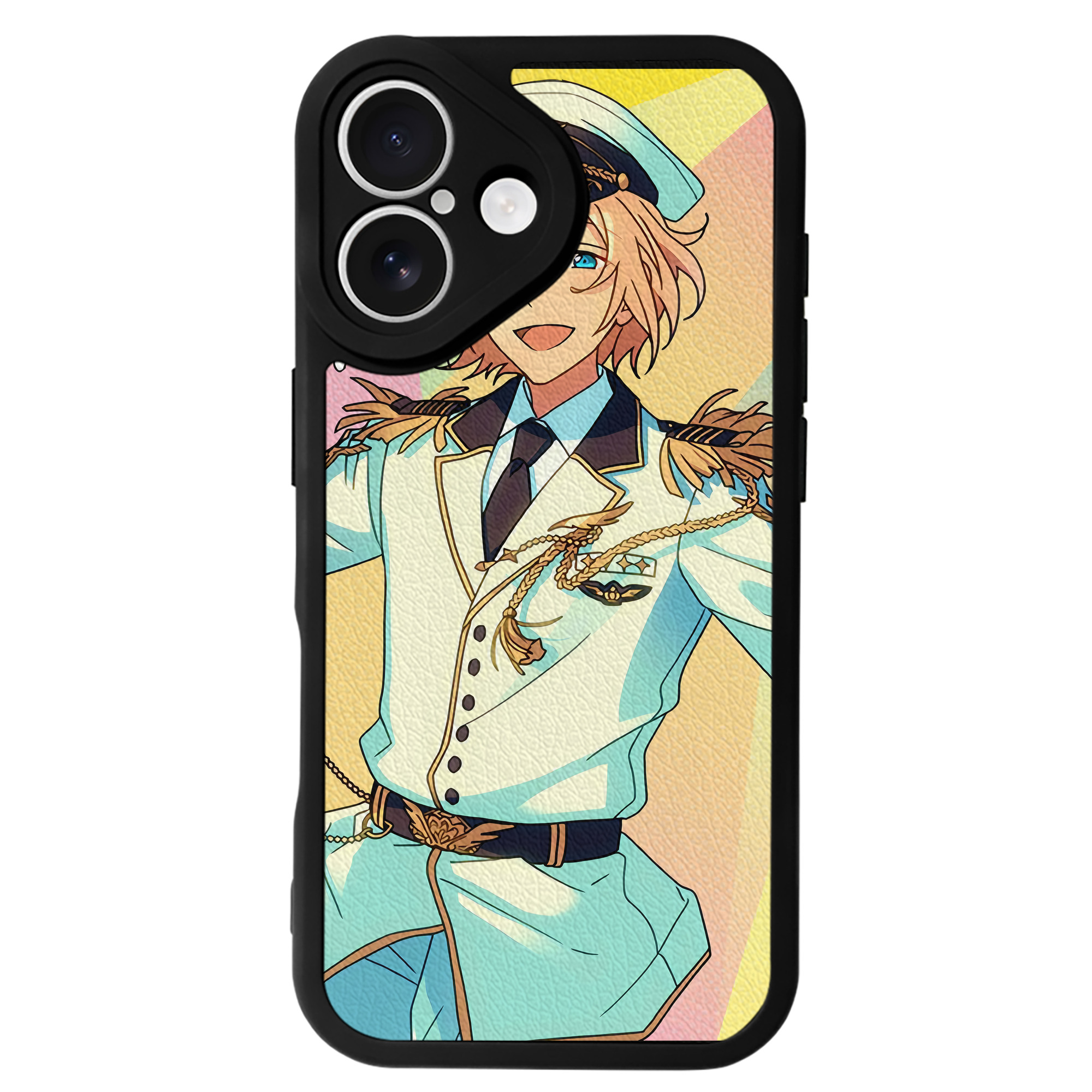 （画像用） あんさんぶるスターズ! Ensemble Stars 【iPhone 16シリーズ対応】シリコンスマホケース（レザー調） 材質：シリコン